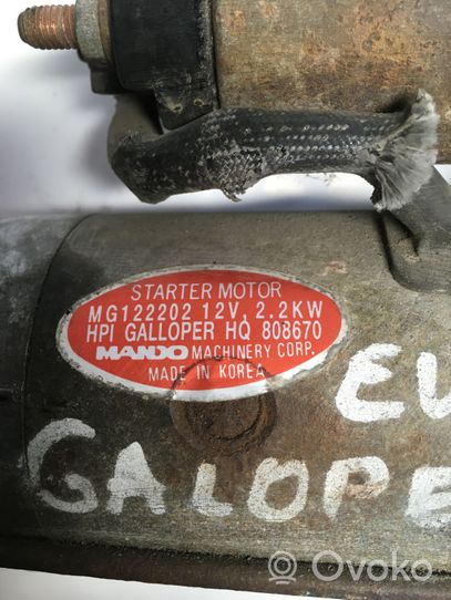 Hyundai Galloper Starter motor MG122202