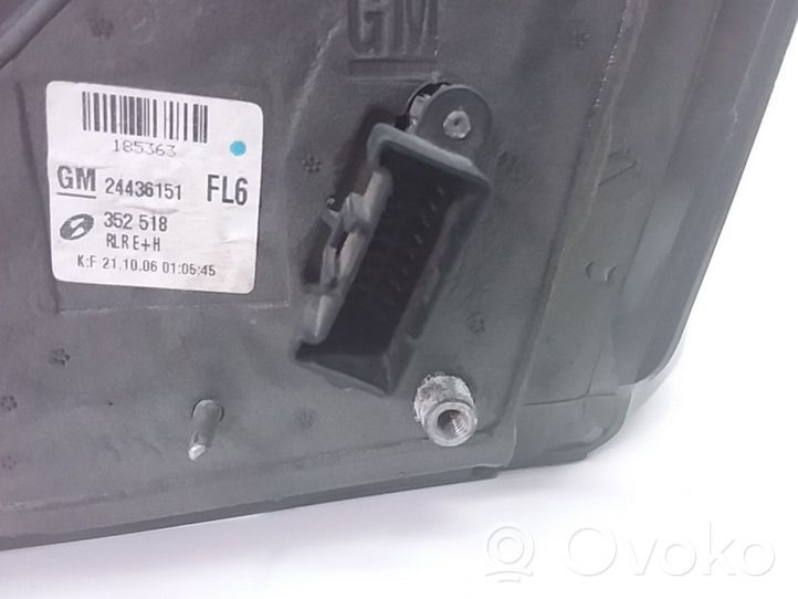 Opel Vectra C Elektryczne lusterko boczne drzwi przednich 24436151