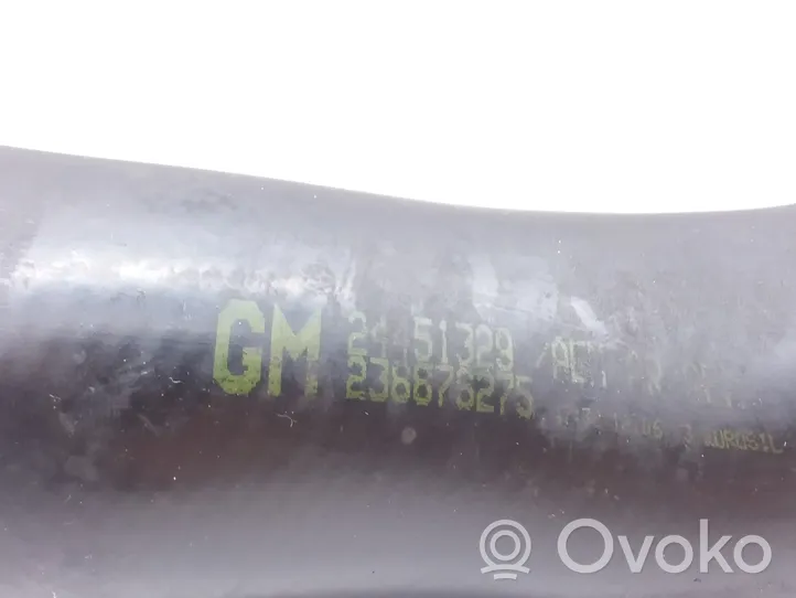 Opel Zafira A Intercooler hose/pipe 24451329