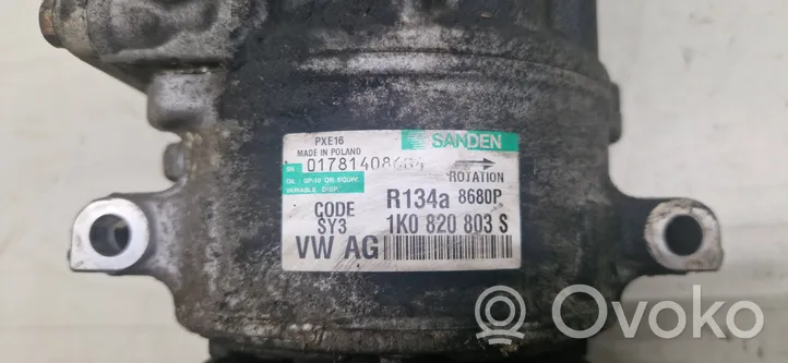 Volkswagen PASSAT B6 Kompresor / Sprężarka klimatyzacji A/C 1K0820803S