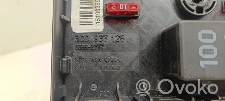 Volkswagen PASSAT B6 Ящик предохранителей (комплект) 3C0937125