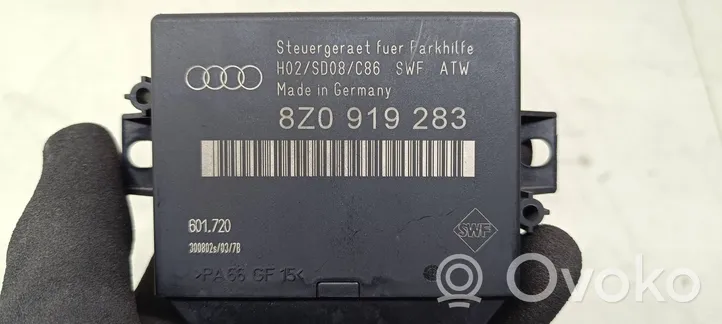 Audi A4 S4 B6 8E 8H Pysäköintitutkan (PCD) ohjainlaite/moduuli 8Z0919283