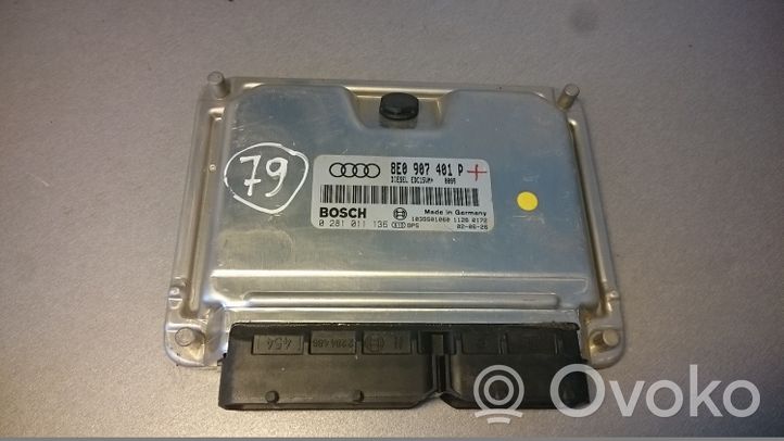 Audi A6 S6 C5 4B Variklio valdymo blokas 8E0907401P