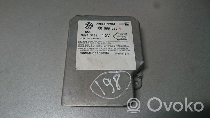Volkswagen PASSAT B5.5 Sterownik / Moduł Airbag 1C0909605