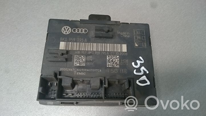 Audi A4 S4 B8 8K Oven ohjainlaite/moduuli 8K0959795A