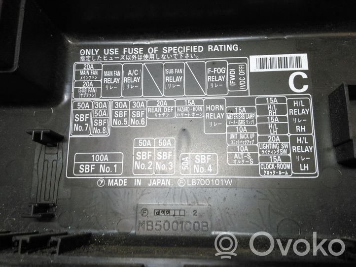 Subaru Legacy Module de fusibles LB700101W