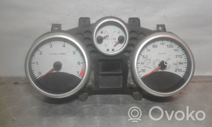 Peugeot 206+ Compteur de vitesse tableau de bord 9673798980