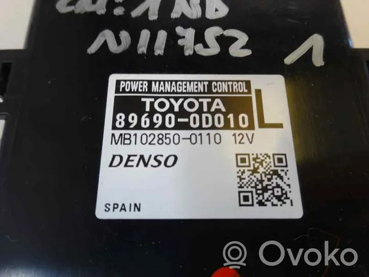 Toyota Yaris Muut ohjainlaitteet/moduulit 89690-0D010
