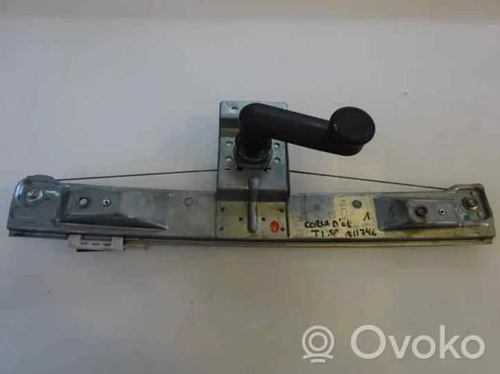 Opel Corsa D Rear door window regulator with motor 