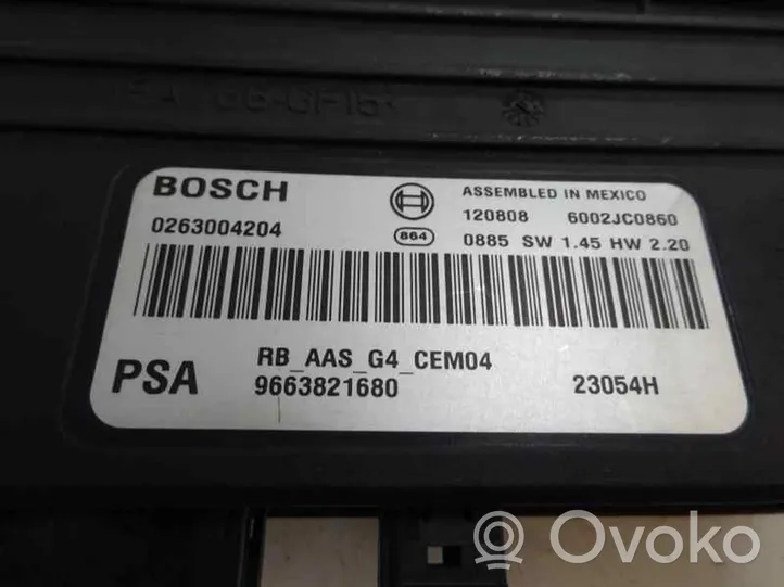 Peugeot 308 Muut ohjainlaitteet/moduulit 9663821680