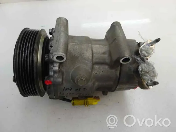 Peugeot 1007 Ilmastointilaitteen kompressorin pumppu (A/C) 