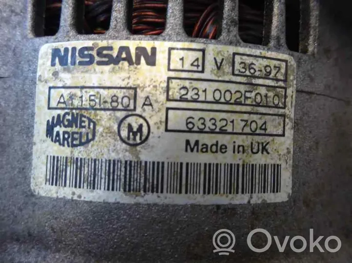 Nissan Primera Générateur / alternateur A1151-80