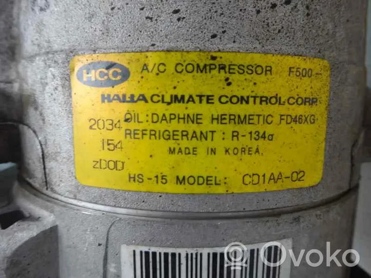 Hyundai Matrix Kompresor / Sprężarka klimatyzacji A/C F500