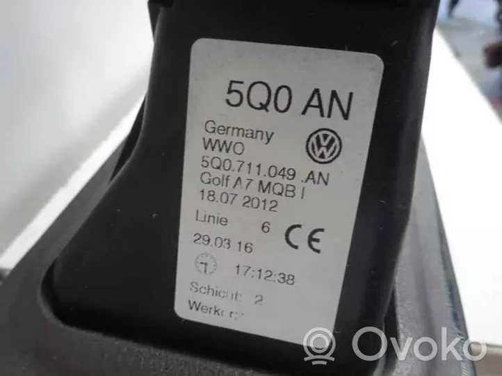 Volkswagen Golf VII Sélecteur de boîte de vitesse 