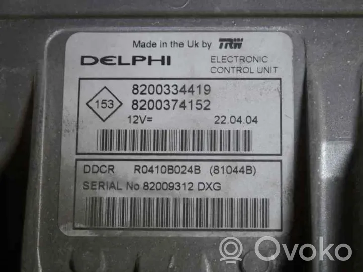 Renault Megane II Sterownik / Moduł ECU 8200334419