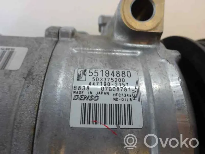 Fiat Grande Punto Air conditioning (A/C) compressor (pump) 