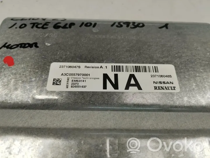 Renault Clio V Calculateur moteur ECU 237106047S