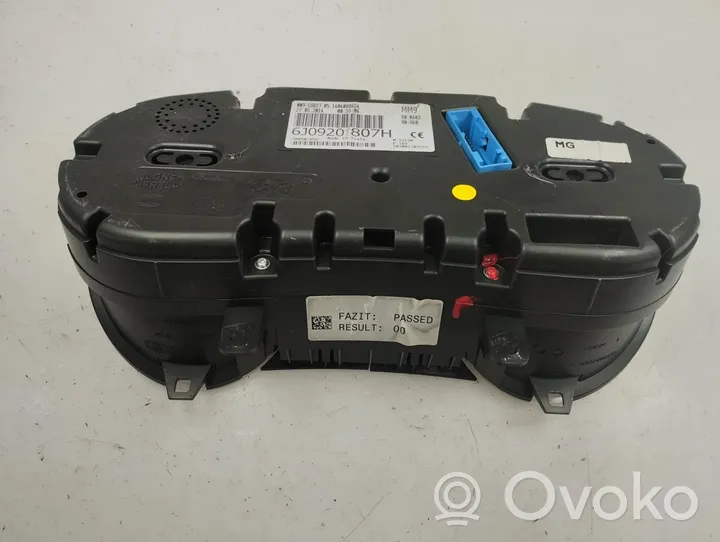 Seat Ibiza IV (6J,6P) Compteur de vitesse tableau de bord 6J0920807H