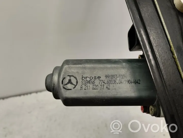 Mercedes-Benz E W211 El. Lango pakėlimo mechanizmo komplektas A2118202342