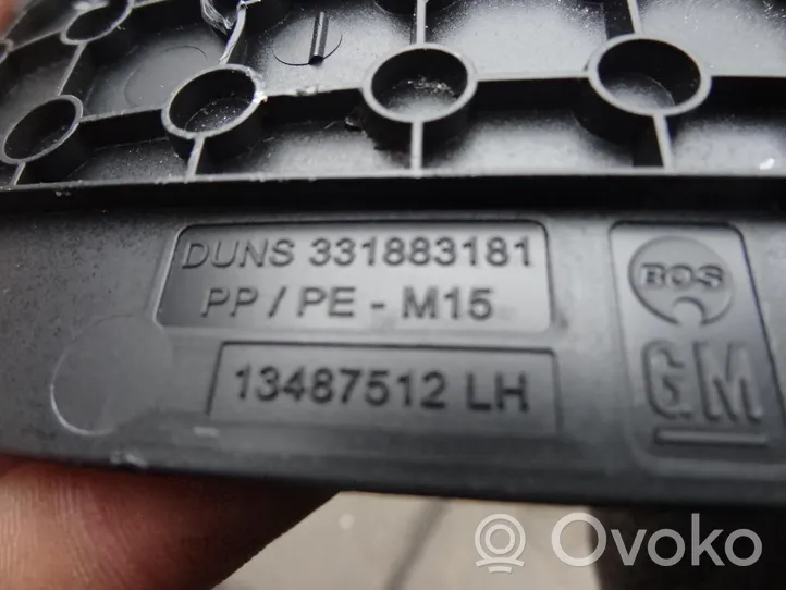 Opel Insignia B Poszycie klapy tylnej bagażnika i inne elementy 13487512