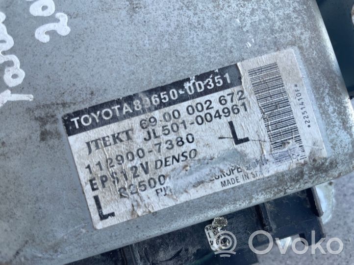 Toyota Yaris Centralina/modulo servosterzo 896500D351