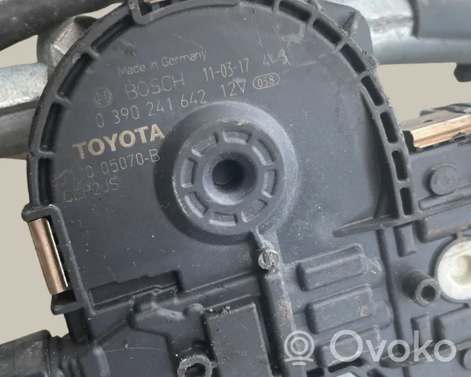 Toyota Avensis T270 Tiranti e motorino del tergicristallo anteriore 0390241642