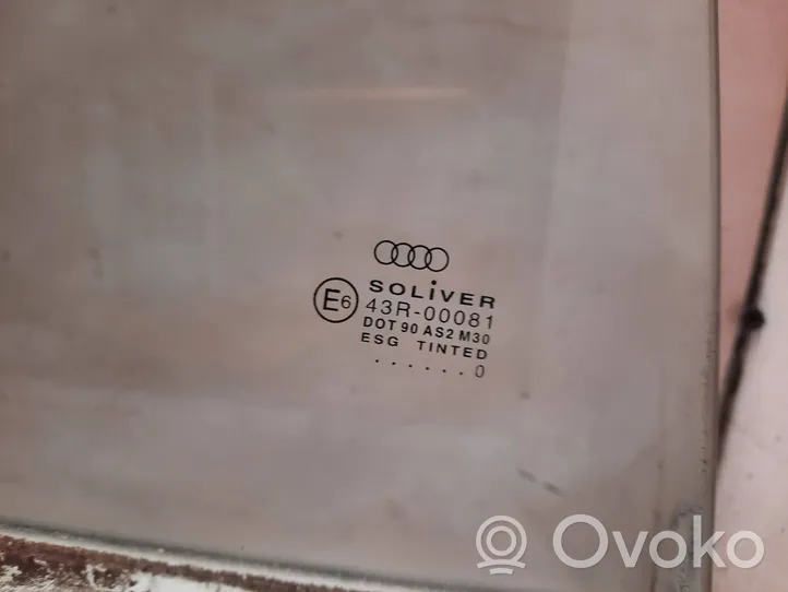 Audi A6 S6 C5 4B Vitre de fenêtre porte arrière 43R00081