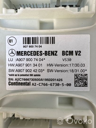 Mercedes-Benz Sprinter W907 W910 Modulo comfort/convenienza A9079007404