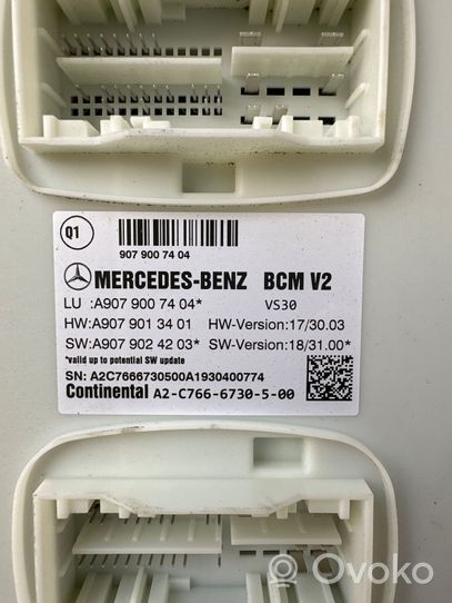 Mercedes-Benz Sprinter W907 W910 Comfort/convenience module A9079007404