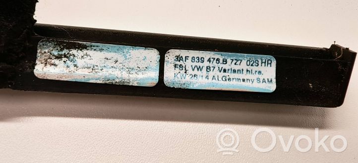 Volkswagen PASSAT B7 Moulures des vitres de la porte avant 3AF839475B