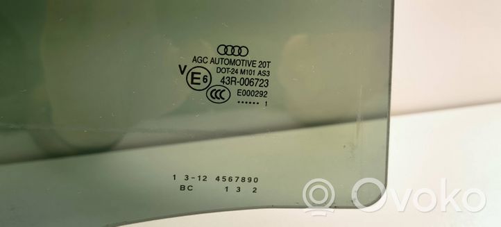 Audi Q5 SQ5 Szyba drzwi tylnych 43R006723