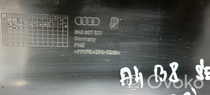 Audi A4 S4 B8 8K Rivestimento della parte inferiore del paraurti posteriore 8K0807521