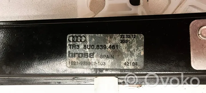 Audi Q3 8U El. Lango pakėlimo mechanizmo komplektas 8K0959811A