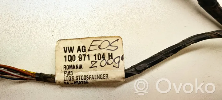 Volkswagen Eos Cableado del sensor de aparcamiento (PDC) 1Q0971104H