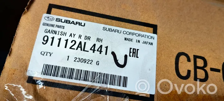 Subaru Outback (BT) Takaoven lista (muoto) 91112AL441