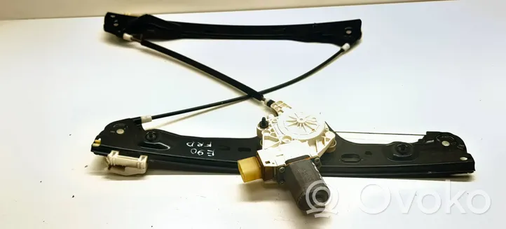 BMW 3 E90 E91 Front door window regulator with motor 6927028