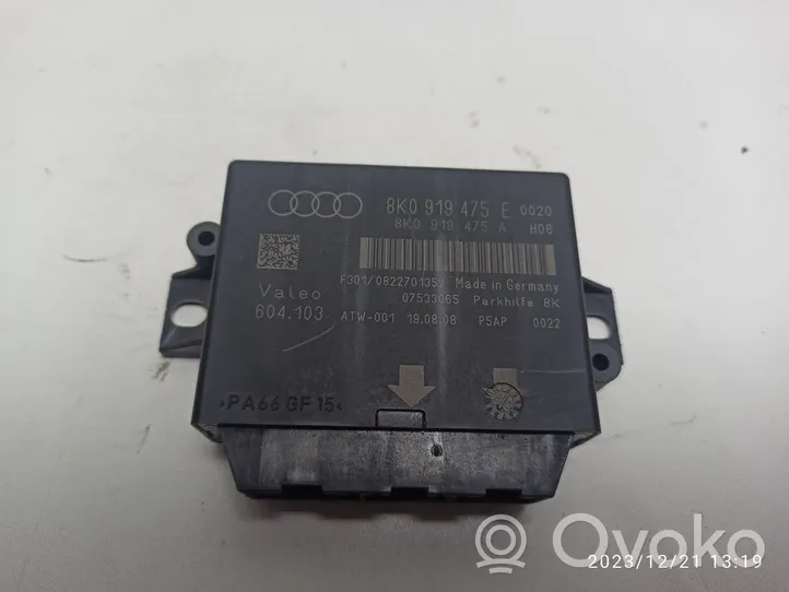 Audi A4 S4 B8 8K Pysäköintitutkan (PCD) ohjainlaite/moduuli 