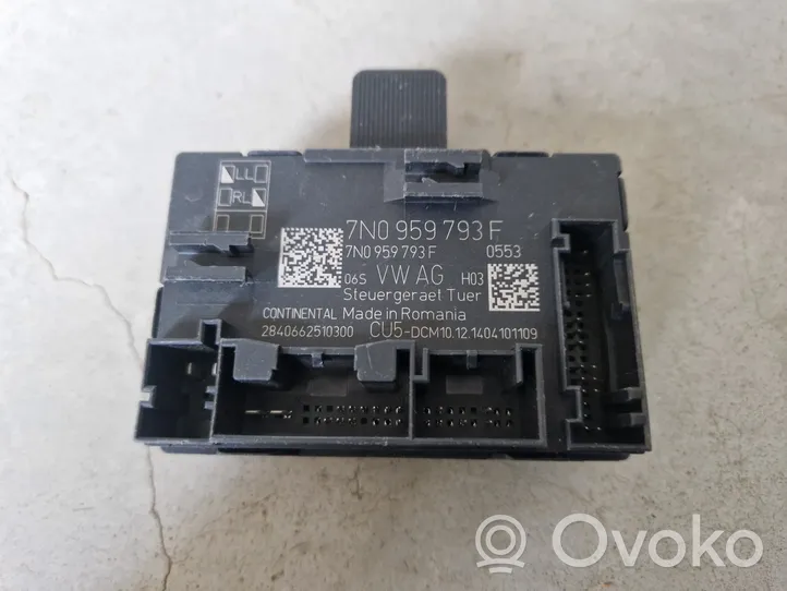 Skoda Yeti (5L) Oven ohjainlaite/moduuli 7N0959793F