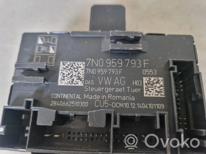 Skoda Yeti (5L) Oven ohjainlaite/moduuli 7N0959793F