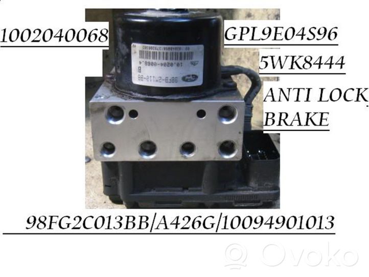 Ford Fiesta Pompe ABS 10020803422