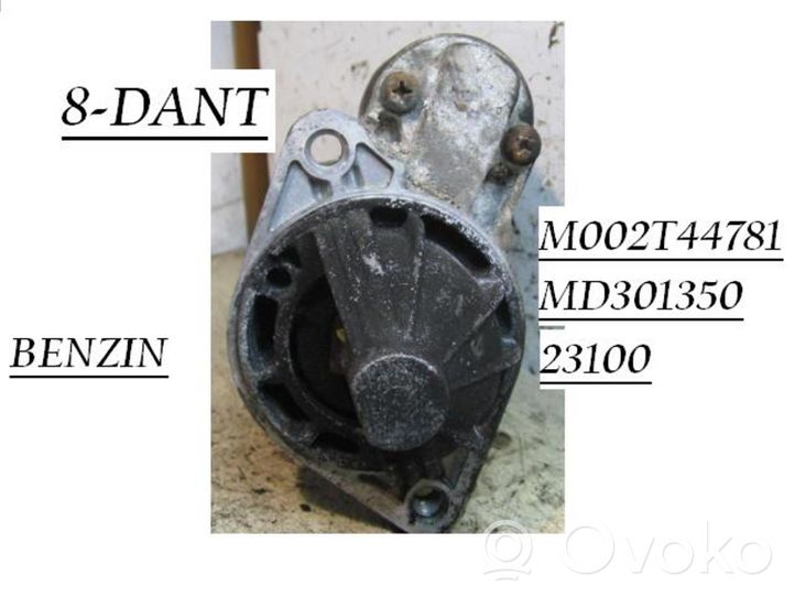 Mitsubishi Colt Starter motor M002T44781