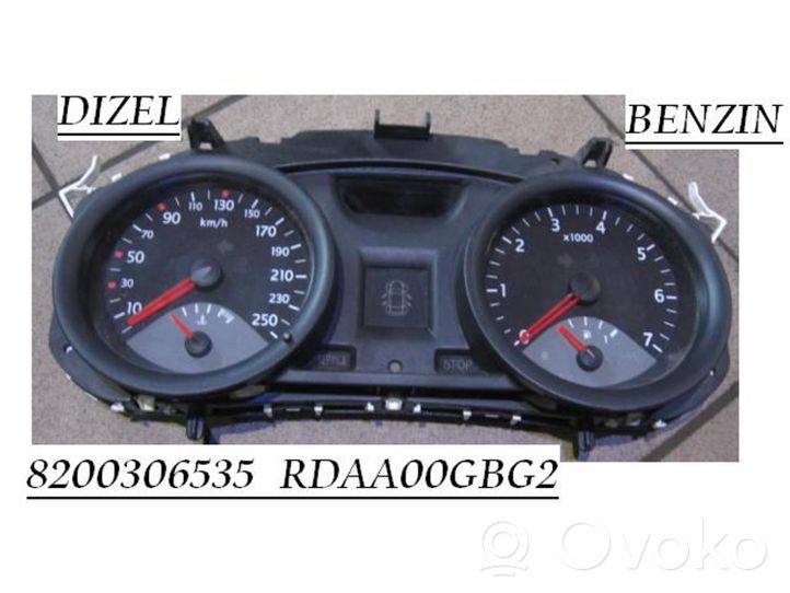 Renault Megane II Licznik / Prędkościomierz 8200306535