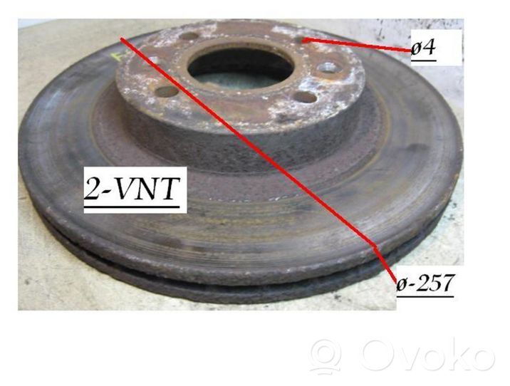 Renault Espace II Front brake disc 4SKQ257IS27