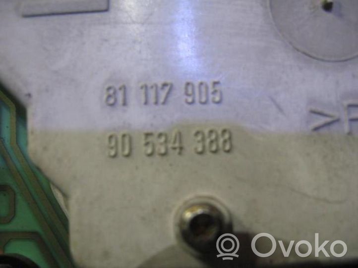 Opel Combo B Spidometras (prietaisų skydelis) 90534388