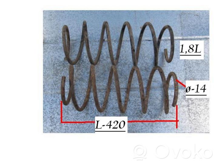 Audi 100 200 5000 C3 Molla elicoidale anteriore Q14L42018L