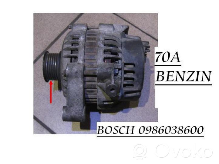 Opel Combo B Generatore/alternatore 0986038600