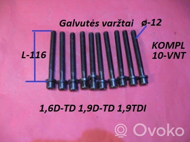 Volkswagen Golf III Galvutės tvirtinimo varžtai/ smeigės ITAIYG0A