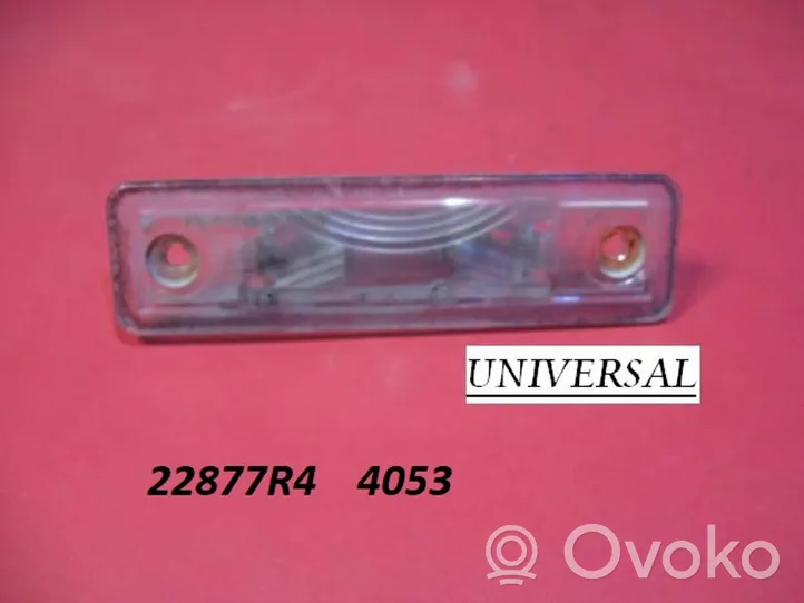 Opel Omega B1 Lampa oświetlenia tylnej tablicy rejestracyjnej 22877R4