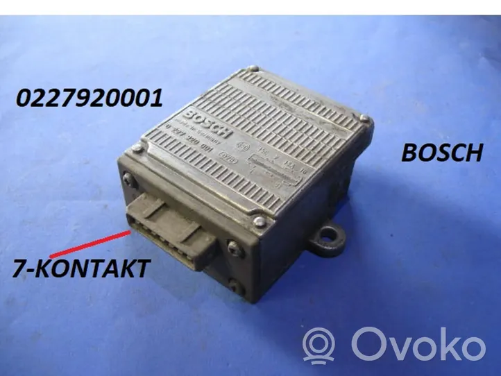 BMW 3 E30 Relè di combustione 0227920001