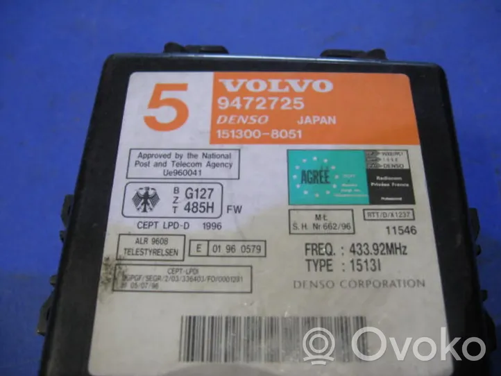 Volvo V70 Imobilaizerio valdymo blokas 9472725